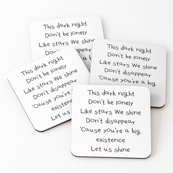 Item preview, BTS Mikrokosmos Lyrics Verse 2, Part 2 (English) designed and sold by Aooms123.