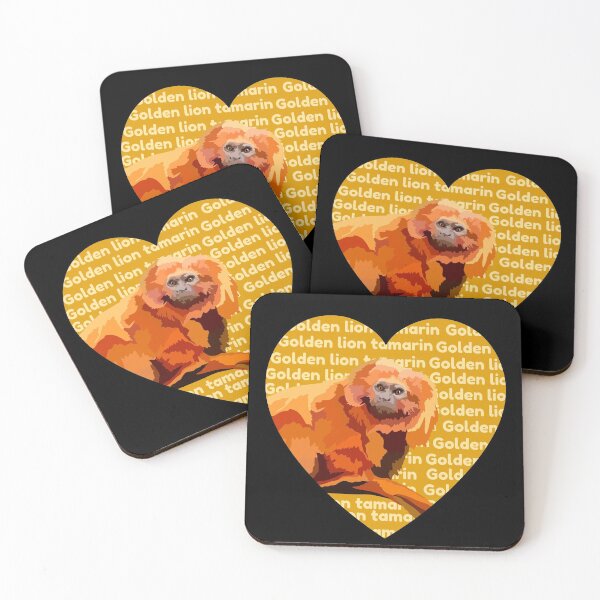 Item preview, Golden Lion Tamarin,Golden Lion Tamarin Illustration – Vibrant and Endangered Tropical Primate Artwork designed and sold by PrettylittlepastelUk.