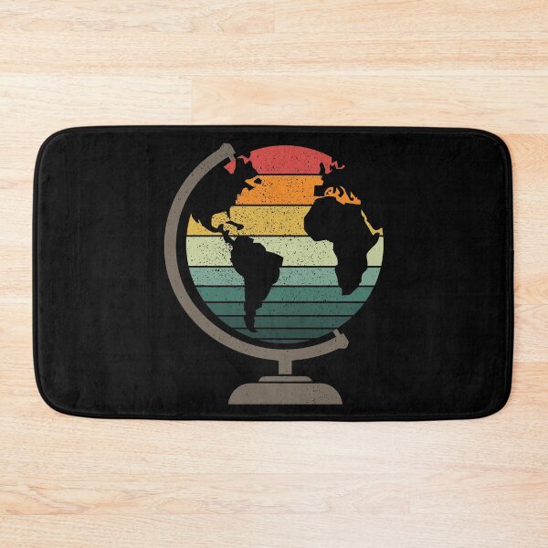 Item preview, Globe Earth Retro Vintage designed and sold by FunFoxDesign.