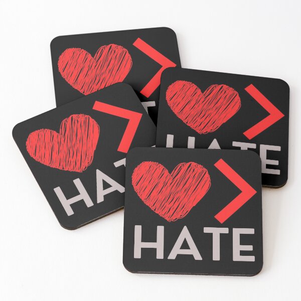 Item preview, Copy of Love is Greater Than Hate, Red Heart designed and sold by ACC .