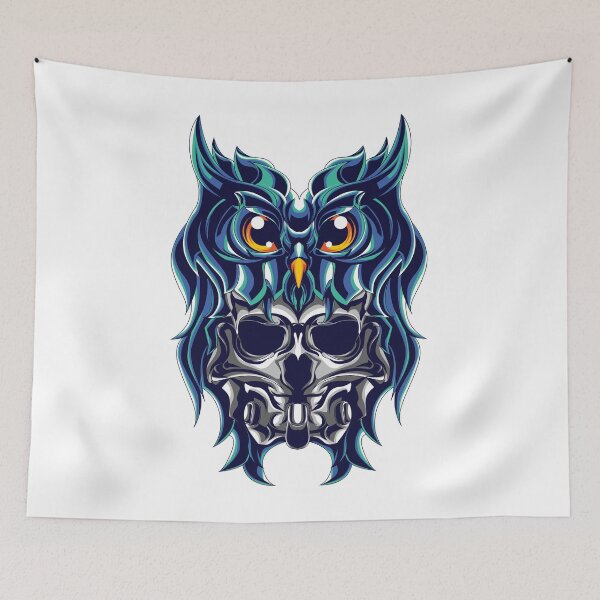 Item preview, Owl Skull designed and sold by SpotWarehouse.