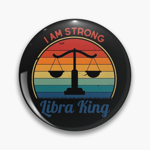 Item preview, Vintage I Am Strong Libra King in Crown Zodiac Horoscope Gift designed and sold by UniWear.
