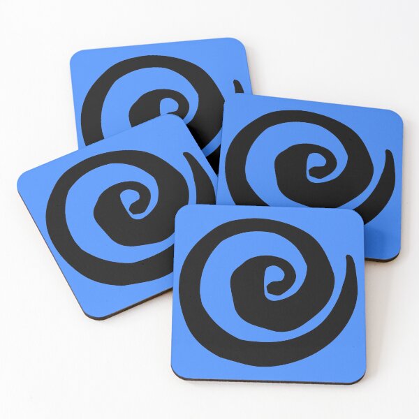 Item preview, Swirls from the 80's in Blue designed and sold by barronangMedia.