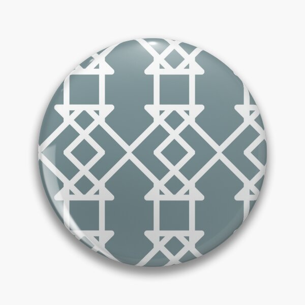 Item preview, Blue and White Tessellation Line Pattern 27 Coordinates w/ Farrow & Ball 2022 Popular Color Stone Blue 86 - Colour Trends - Trending Hue designed and sold by ColorOfTheYears.