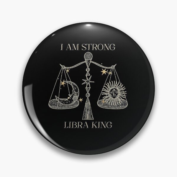 Item preview, Elegant I Am Strong Libra King in Crown Zodiac Horoscope Gift designed and sold by UniWear.