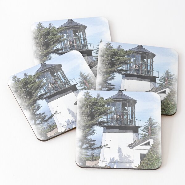 Item preview, Cape Meares Lighthouse in Watercolor designed and sold by KirtTisdale.