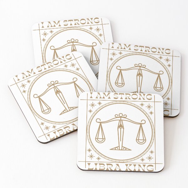 Item preview, Elegant I Am Strong Libra King in Crown Zodiac Horoscope Gift designed and sold by UniWear.