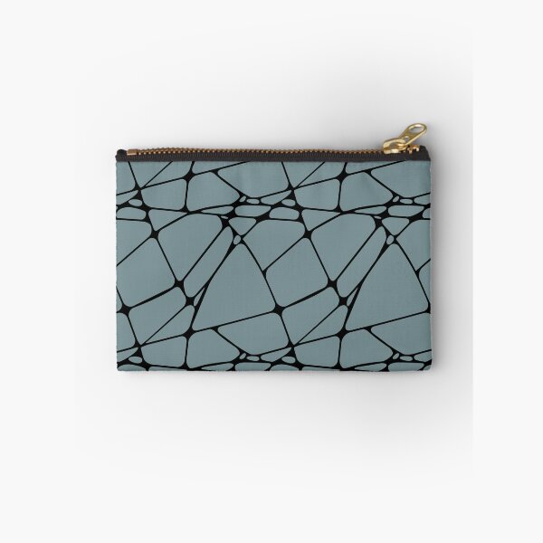Item preview, Black and Blue Abstract Mosaic Pattern 1 Coordinates w/ Farrow & Ball 2022 Popular Color Stone Blue 86 - Colour Trends - Trending Hue designed and sold by ColorOfTheYears.