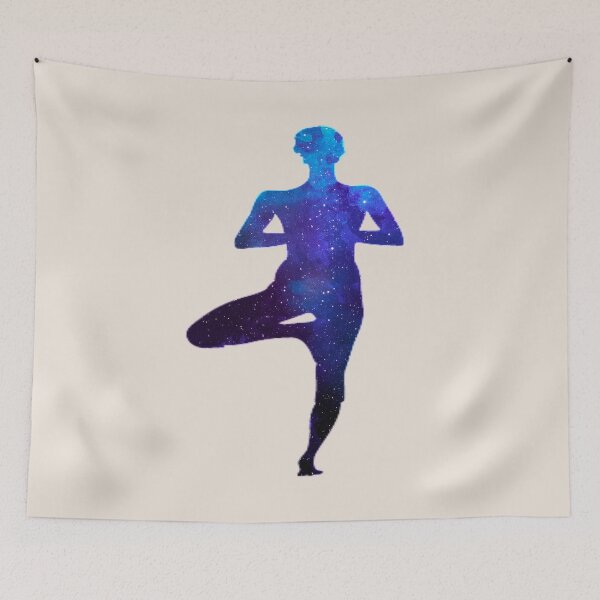 Item preview, Galaxy Yoga Acrobatic Sport Aerialist Gymnastics Watercolor Workout designed and sold by Merchking1.