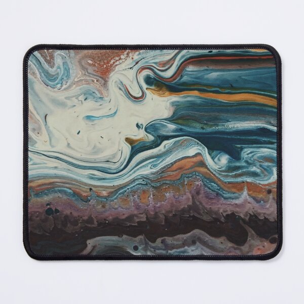 Item preview, Brown, Blue and White Paint Art designed and sold by alishen.