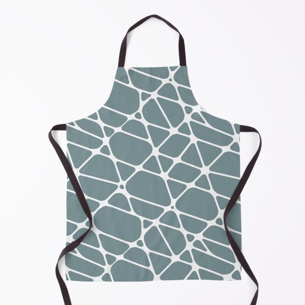 Item preview, Blue and White Abstract Mosaic Pattern 2 Coordinates w/ Farrow & Ball 2022 Popular Color Stone Blue 86 - Colour Trends - Trending Hue designed and sold by ColorOfTheYears.