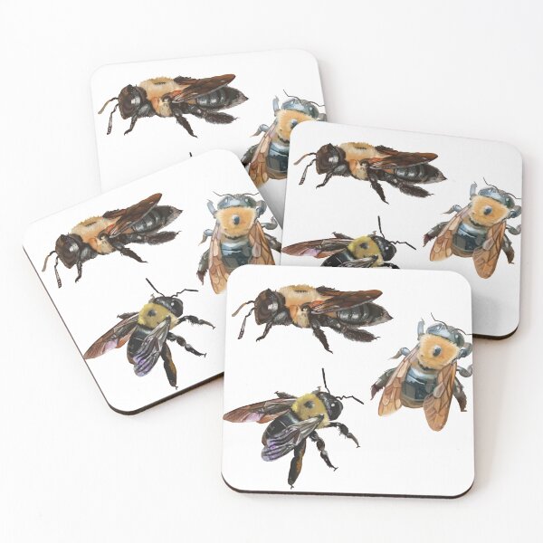 Item preview, southern carpenter bee (all three) designed and sold by AngelTheSiren.