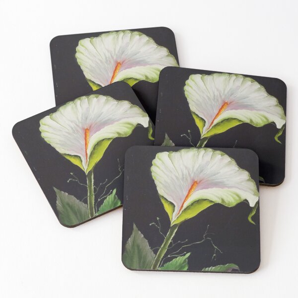 Item preview, Flowerartwork, Floralartwork, Flowergram, White Calla Lilly Flower designed and sold by DiensDesign.