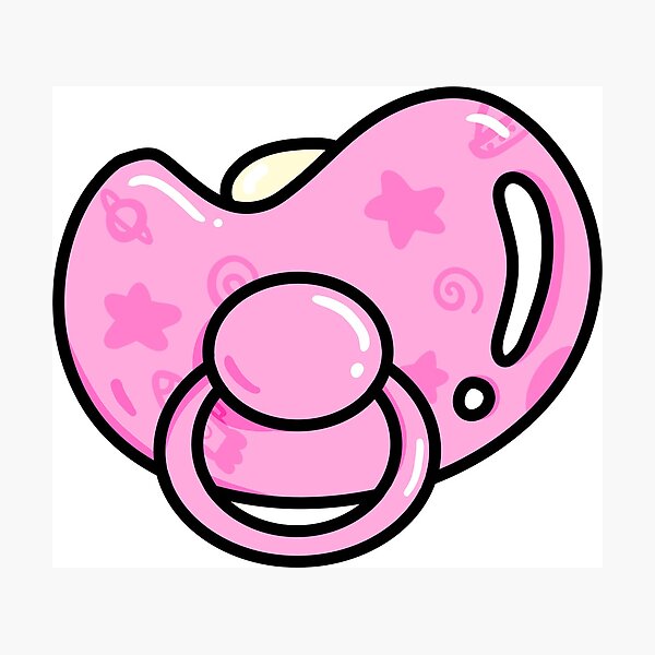 Item preview, Paci Pride Pink Space designed and sold by PaddedLittleBoy.
