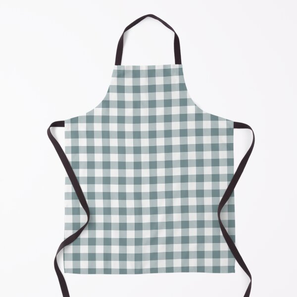 Item preview, Blue and White Buffalo Plaid Checkerboard Pattern Coordinates w/ Farrow & Ball 2022 Popular Color Stone Blue 86 - Colour Trends - Trending Hue designed and sold by ColorOfTheYears.