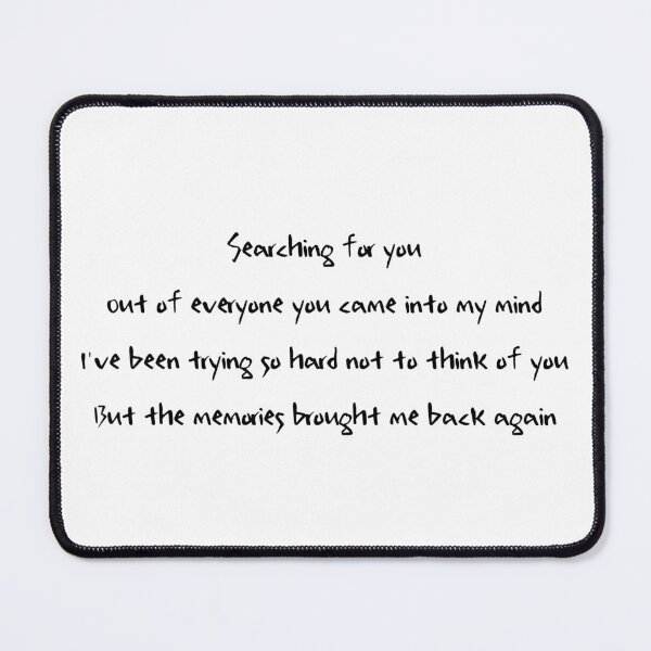 Item preview, Your Name Engraved Herein Handwritten Lyrics - Verse (English) designed and sold by Aooms123.
