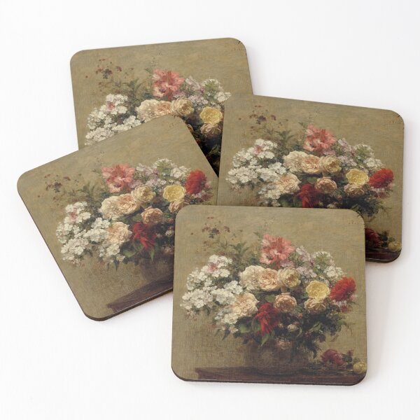 Item preview, Digitally enhanced masters oil painting Summer Flowers designed and sold by BubbleCrumbs.