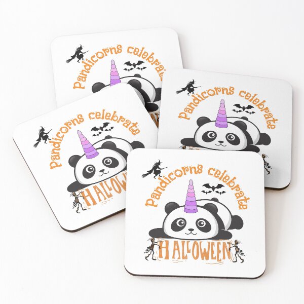 Item preview, Pandicorns Celebrate Halloween Trick or Treat designed and sold by JustaGurli.