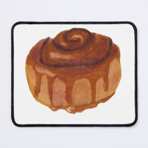 Item preview, Cinnamon roll watercolour illustration (white background) designed and sold by tifft.