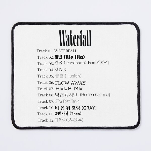 Item preview, B.I. Waterfall Album Tracklist designed and sold by Aooms123.