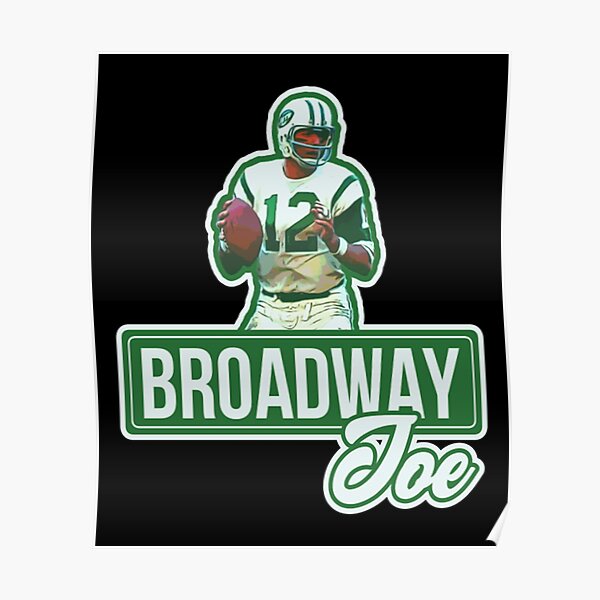 Joe Namath New York Football Legend Caricature Retro T Shirt