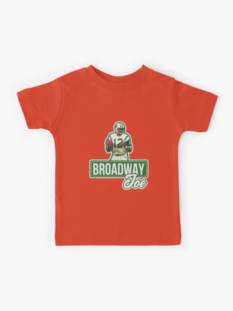 Joe Namath T-ShirtBroadway Joe Kids T-Shirt for Sale by Shoplamtac