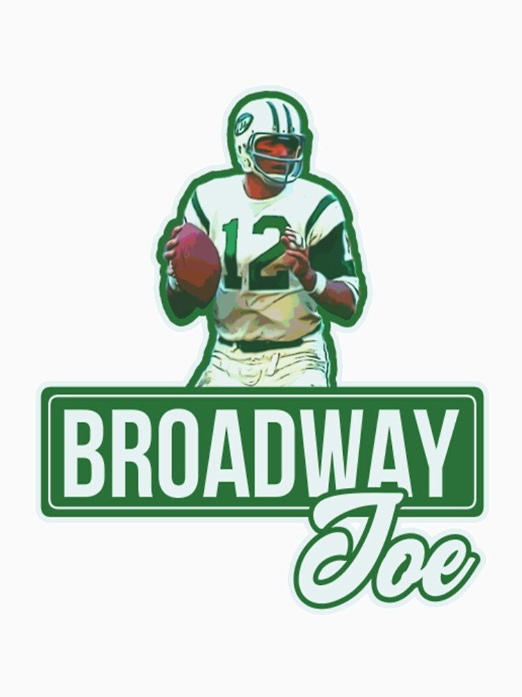 Joe Namath T-shirtbroadway Joe Baseball 3/4 Sleeve T-Shirt | Redbubble