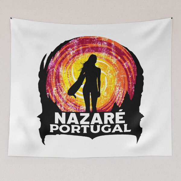 Item preview, Nazare Portugal Beach Surfing Surfer Surf designed and sold by DESTINATIONS DECAL.