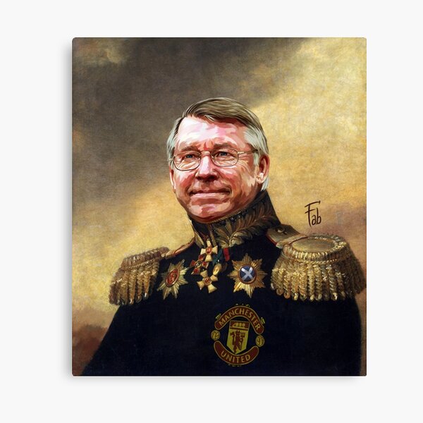 Sir Alex Ferguson. Master of Football Canvas Print