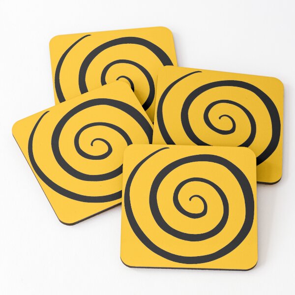 Item preview, Swirls from the 80's in Yellow designed and sold by barronangMedia.