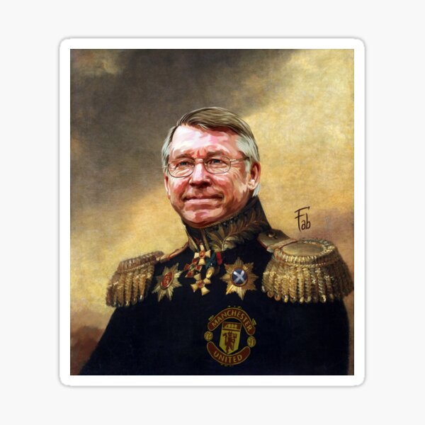 Sir Alex Ferguson. Master of Football Sticker
