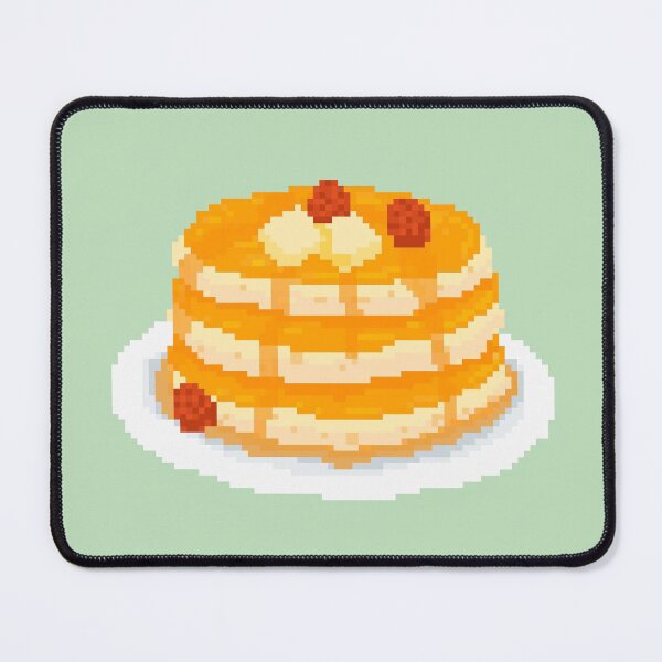 Item preview, Fluffy pancake with syrup pixel art designed and sold by tifft.