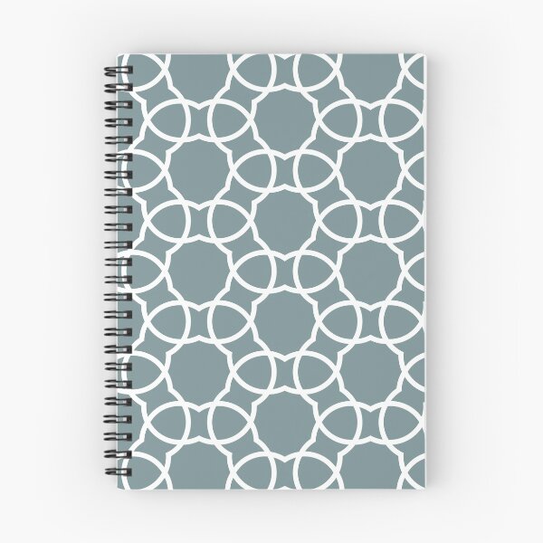 Item preview, Blue and White Petal Shape Tile Pattern Coordinates w/ Farrow & Ball 2022 Popular Color Stone Blue 86 - Colour Trends - Trending Hue designed and sold by ColorOfTheYears.
