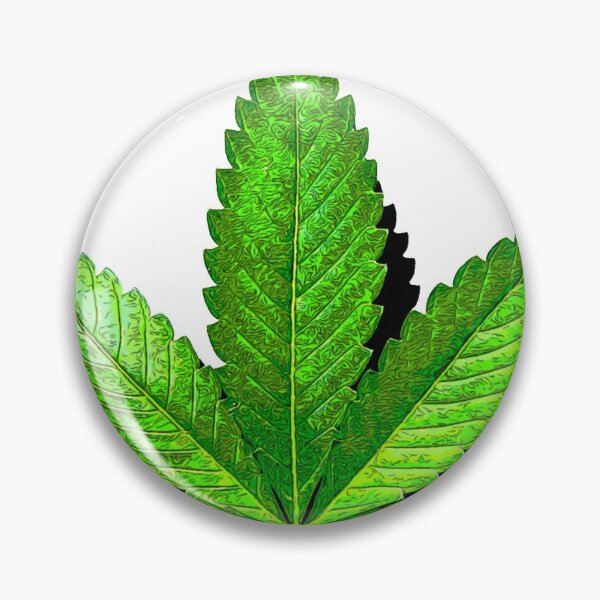 Item preview, green hemp leaf  designed and sold by  CannaGranny™ .