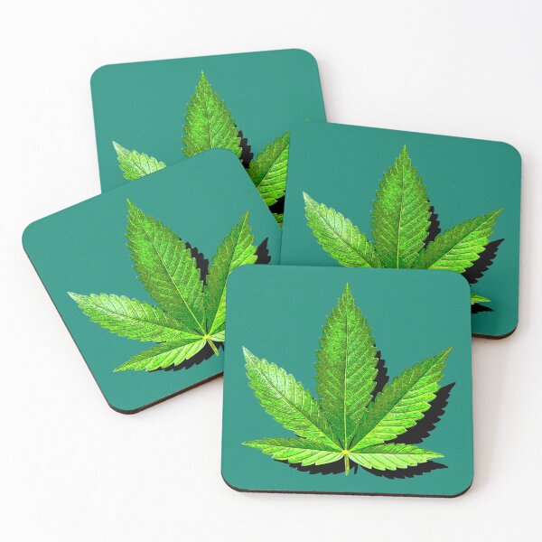 Item preview, green hemp leaf  designed and sold by  CannaGranny™ .