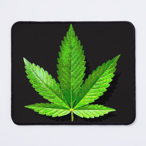 Item preview, green hemp leaf  designed and sold by  CannaGranny™ .