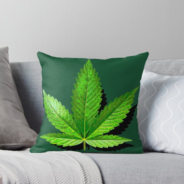 Item preview, green hemp leaf  designed and sold by  CannaGranny™ .