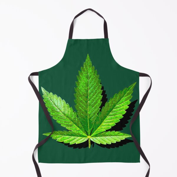 Item preview, green hemp leaf designed and sold by CannaGranny™ .
