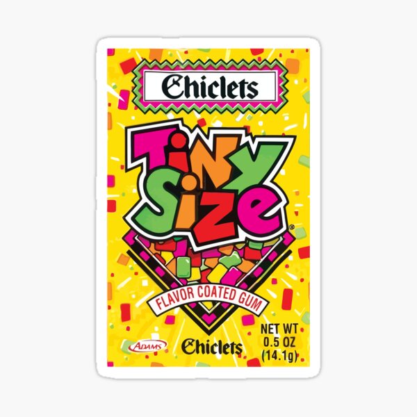 Item preview, Chiclets Tiny Size Flavor Coated Gum designed and sold by tangerinespeedo.