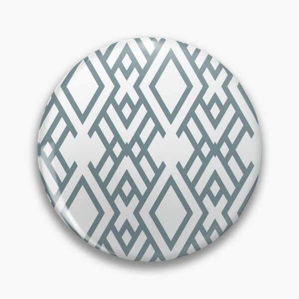 Item preview, Blue and White Geometric Striped Art Deco Pattern Coordinates w/ Farrow & Ball 2022 Popular Color Stone Blue 86 - Colour Trends - Trending Hue designed and sold by ColorOfTheYears.