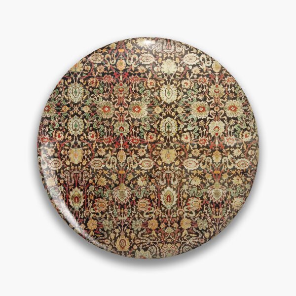 Item preview, Antique Persian Kirman Rug Print designed and sold by Vicky Brago-Mitchell®.