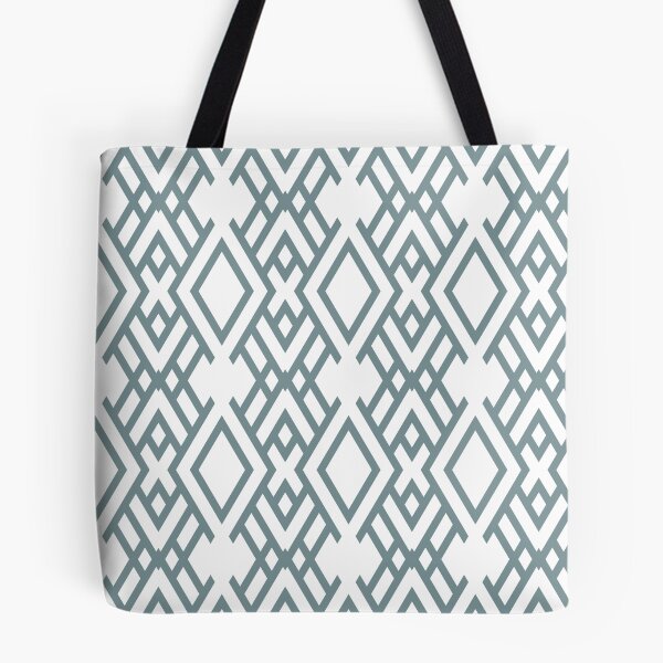 Item preview, Blue and White Geometric Striped Art Deco Pattern Coordinates w/ Farrow & Ball 2022 Popular Color Stone Blue 86 - Colour Trends - Trending Hue designed and sold by ColorOfTheYears.