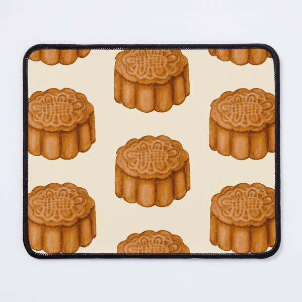 Item preview, Mooncake watercolour illustration (Pink background) designed and sold by tifft.