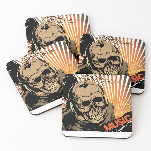 Item preview, Music Skull designed and sold by SpotWarehouse.