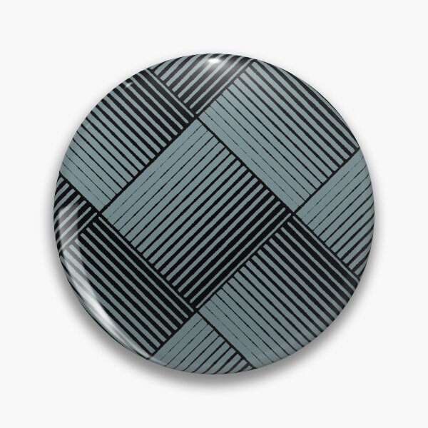 Item preview, Black and Blue Square Mosaic Stripe Pattern Coordinates w/ Farrow & Ball 2022 Popular Color Stone Blue 86 - Colour Trends - Trending Hue designed and sold by ColorOfTheYears.