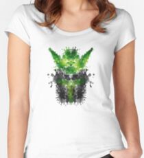 Rorschach Yoda Women's Fitted Scoop T-Shirt