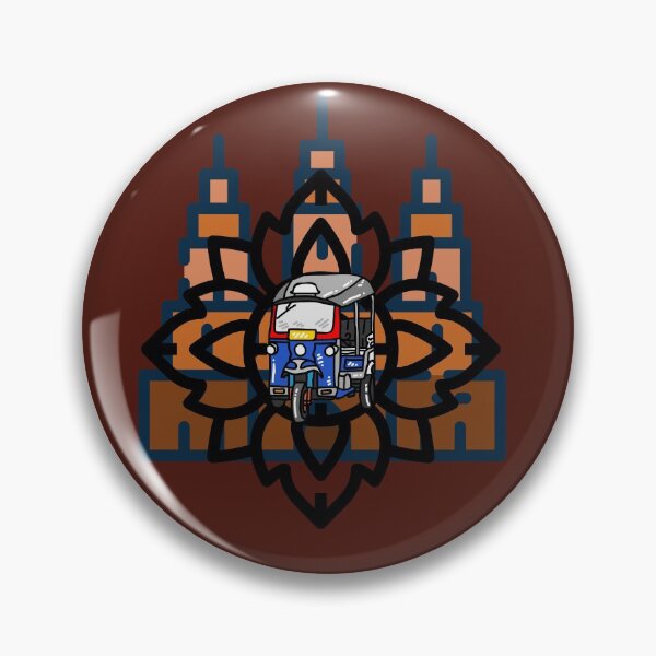 Item preview, Ankor Wat Cambodia Tuk Tuk designed and sold by chuckletuckle.