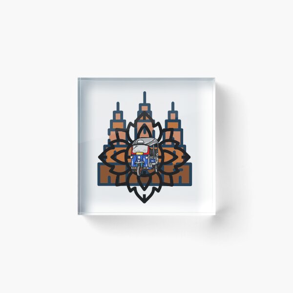 Item preview, Ankor Wat Cambodia Tuk Tuk designed and sold by chuckletuckle.