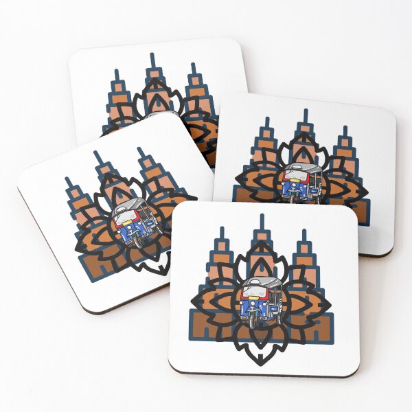 Item preview, Ankor Wat Cambodia Tuk Tuk designed and sold by chuckletuckle.