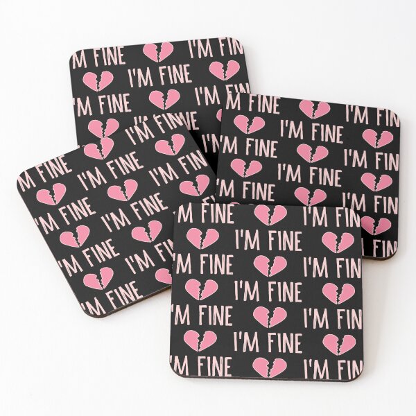 Item preview, I’m Fine quote designed and sold by Faty-Za.